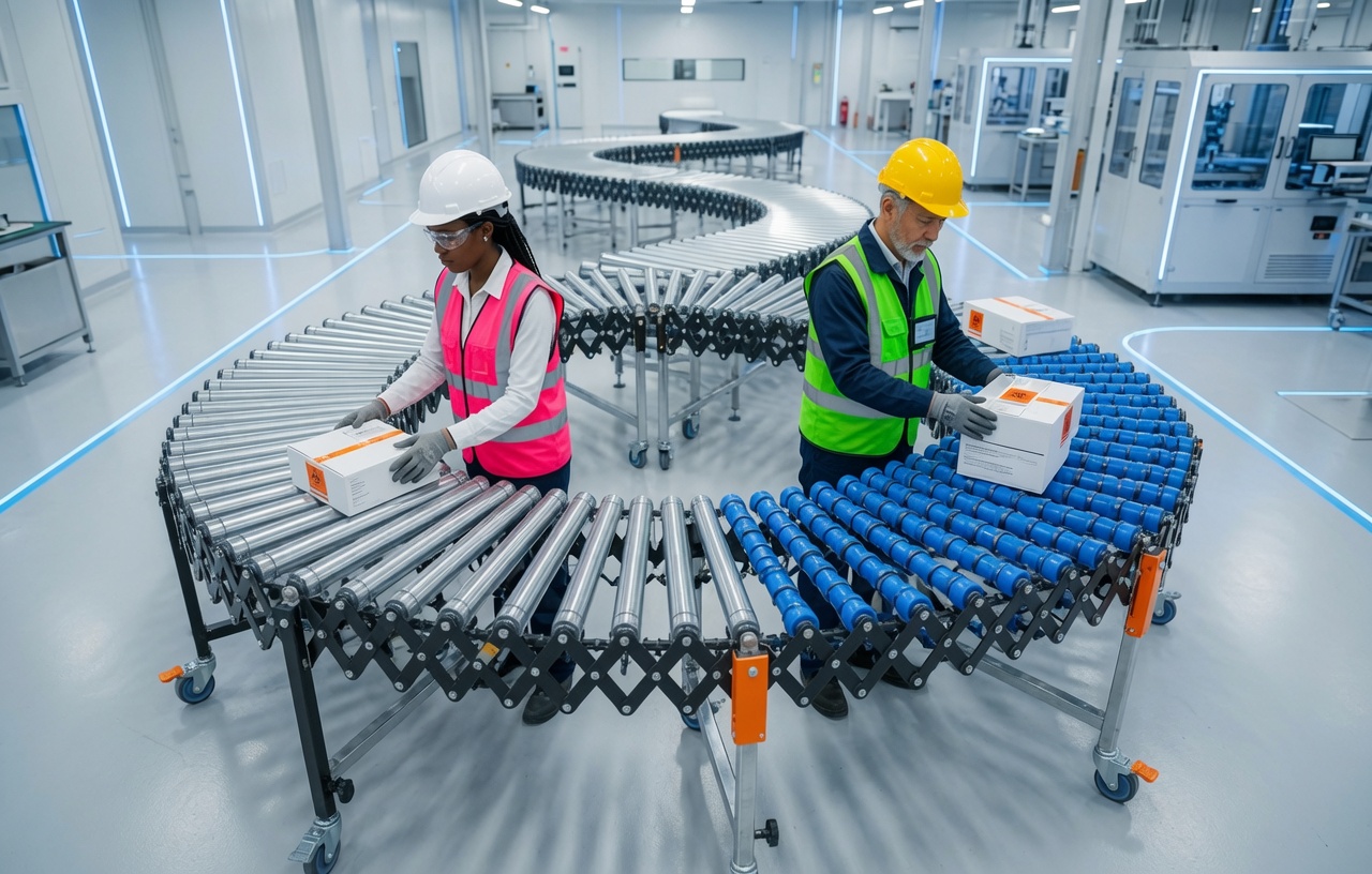 MDS Akordiyon Konveyör-Flexible Conveyor